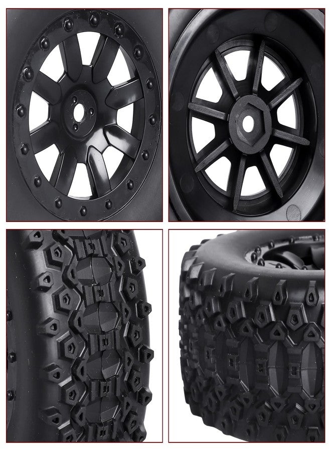 عجلات وإطارات GoHobby RC SC ذاتية اللصق لسيارات Traxxas Slash 2WD Vxl 4x4 و Redcat Blackout XTE TR10 و Losi 22S SCT RC Short Course Truck - Image 5